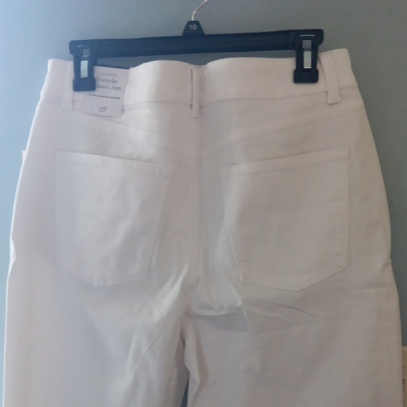 Talbots Cream Jeans with Copper Accents - Picture 9 of 10